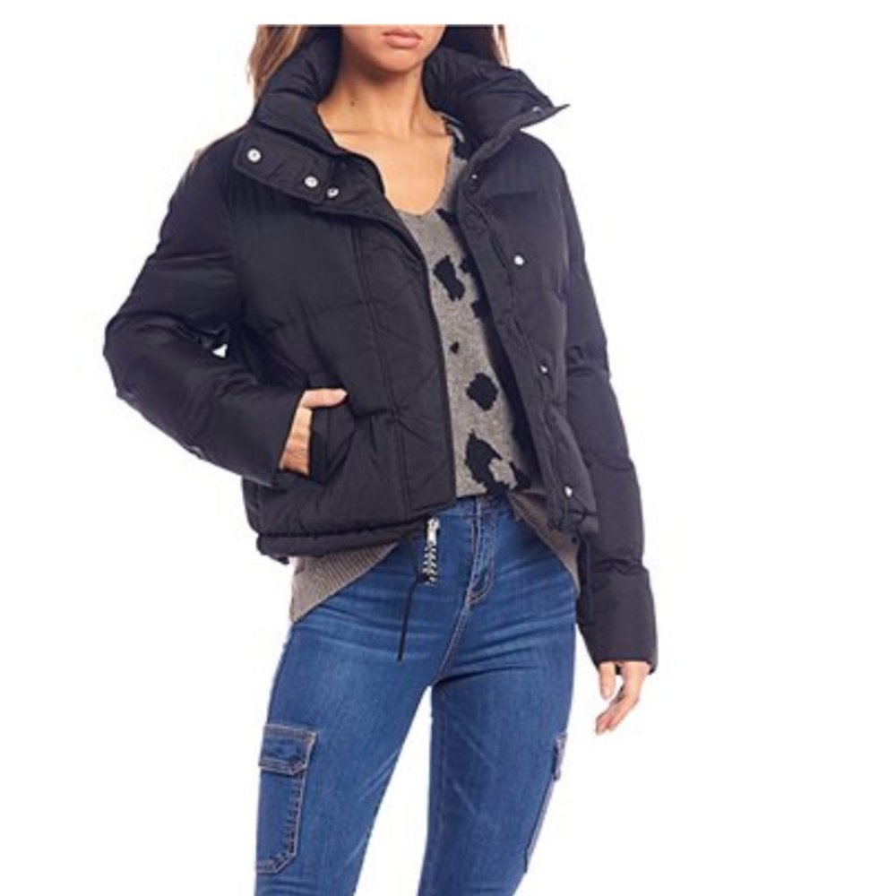 Puffer Jacket Black Gianni Bini